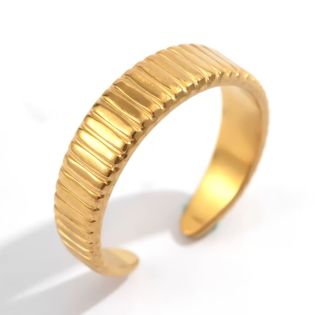 2pcs Women's Fashion Double-Layer Stackable Open Ring Set